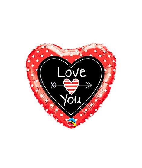 Globo foil Love You