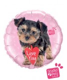 Globo foil Love You Terrier