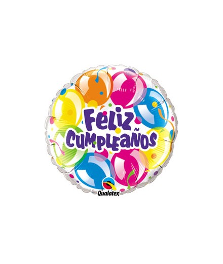 Globo foil Feliz cumpleaños