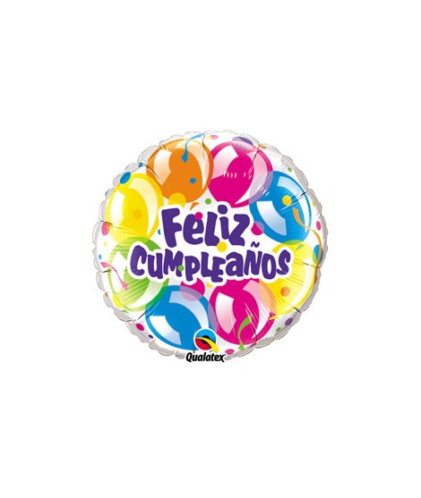 Globo foil Feliz cumpleaños